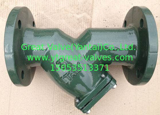 ANSI y strainer flanged ends