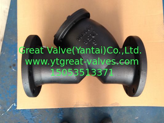 ANSI y strainer flanged ends