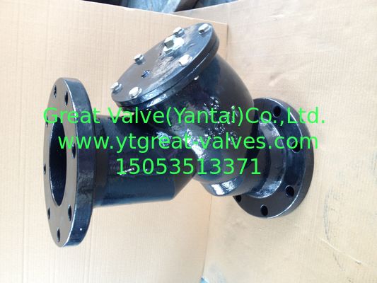 ANSI y strainer flanged ends
