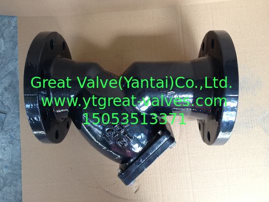 ANSI y strainer flanged ends