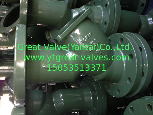 ANSI y strainer flanged ends