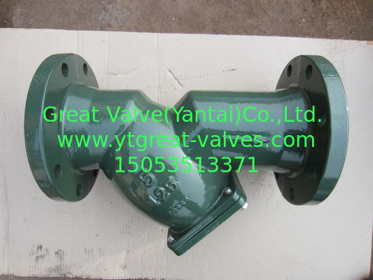 ANSI y strainer flanged ends