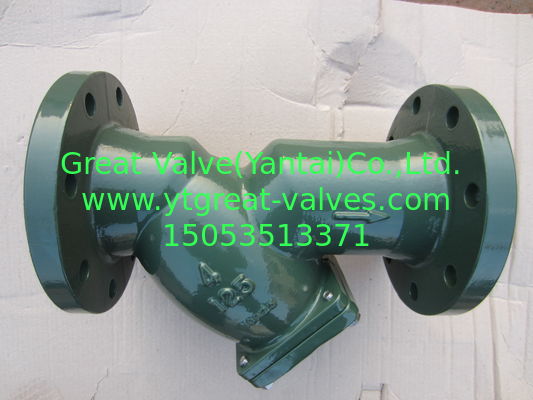 ANSI y strainer flanged ends