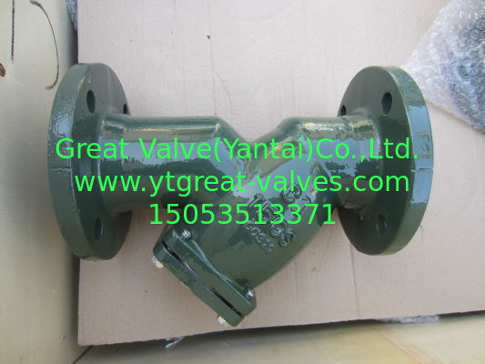 ANSI y strainer flanged ends