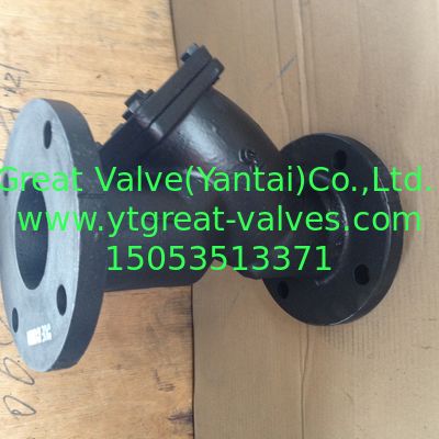 ANSI y strainer flanged ends