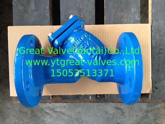 ANSI y strainer flanged ends