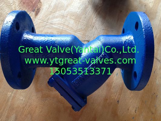 ANSI y strainer flanged ends