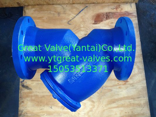ANSI y strainer flanged ends
