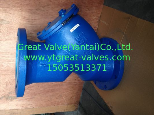ANSI y strainer flanged ends