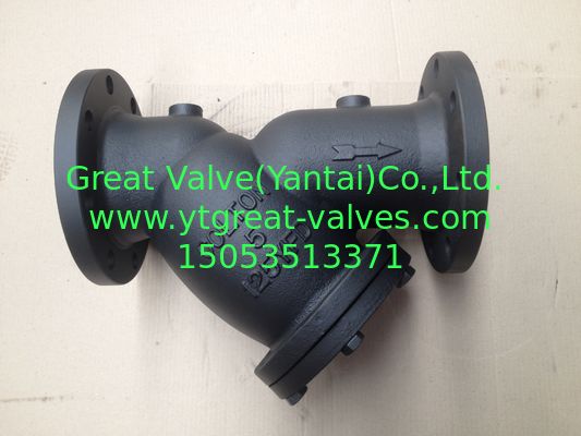 ANSI y strainer flanged ends