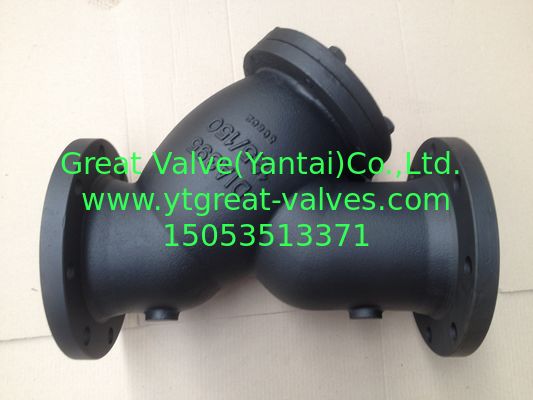 ANSI y strainer flanged ends