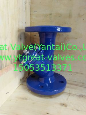 DIN y strainer flanged ends
