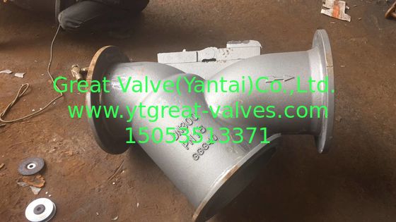 DIN Y STRAINER FLANGED ENDS
