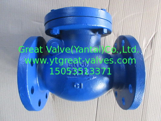 803-F DIN check valve flanged ends