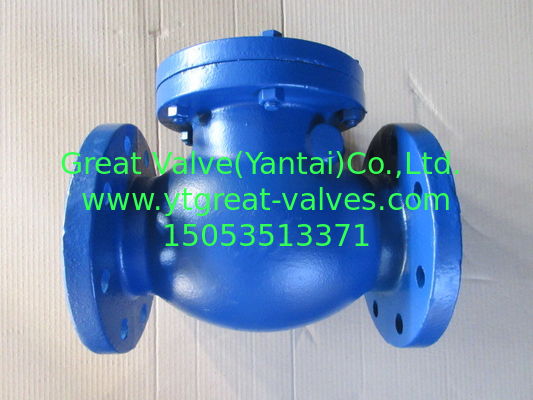 803-F DIN check valve flanged ends