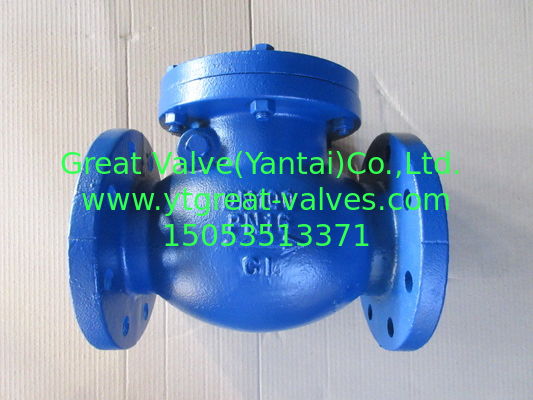 803-F DIN check valve flanged ends