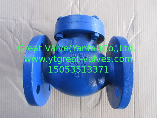 803-F DIN check valve flanged ends