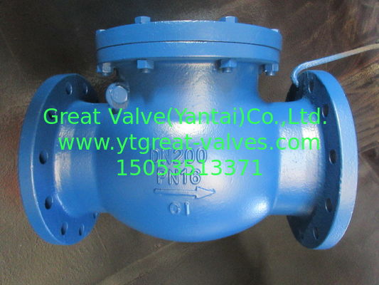 803-F DIN check valve flanged ends