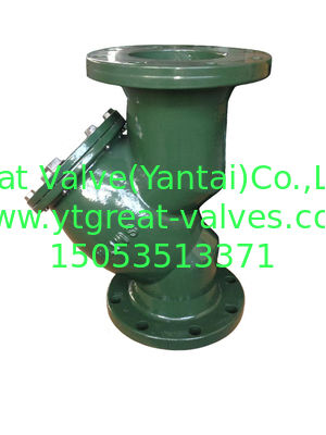 ANSI y strainer flanged ends