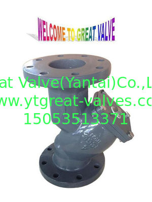 ANSI y strainer flanged ends