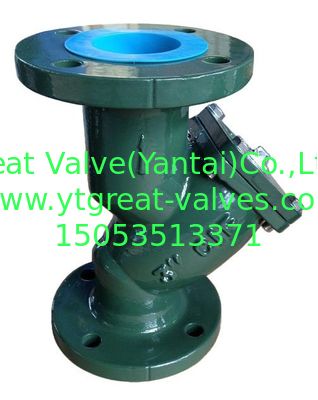 ANSI y strainer flanged ends