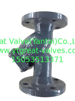 ANSI y strainer flanged ends
