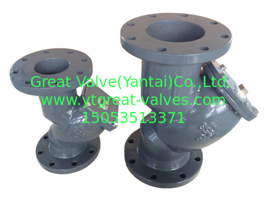 ANSI y strainer flanged ends