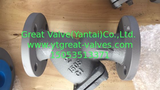 ANSI y strainer flanged ends