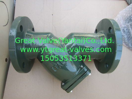 ANSI y strainer flanged ends