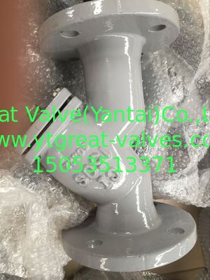 ANSI y strainer flanged ends
