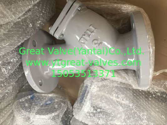ANSI y strainer flanged ends
