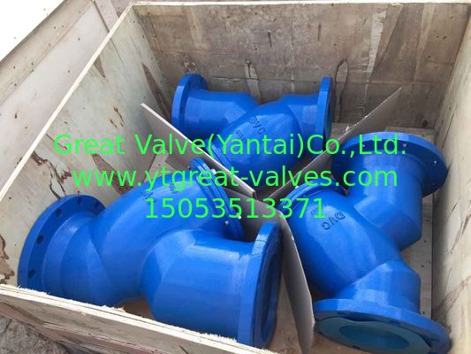 ANSI y strainer flanged ends