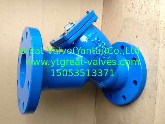 ANSI y strainer flanged ends