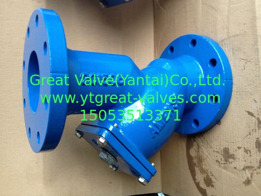 ANSI y strainer flanged ends