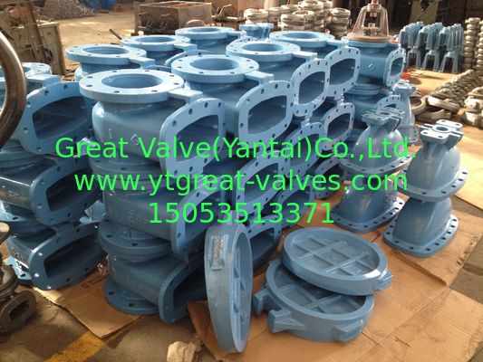 ANSI   Metal gate valve NRS flanged ends