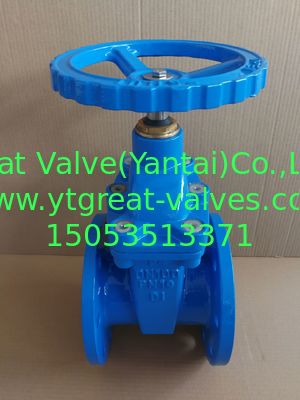 DIN resilient gate valve
