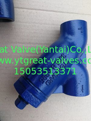 557-F NPT CAST IRON Y STRIANER THREADED ENDS