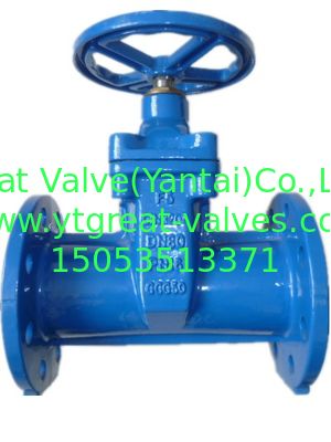 (DIN) Cast Iron Resilient Gate Valve NRS