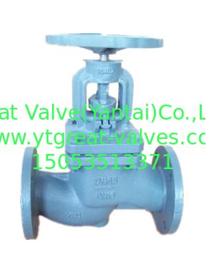 DIN globe valve flanged ends