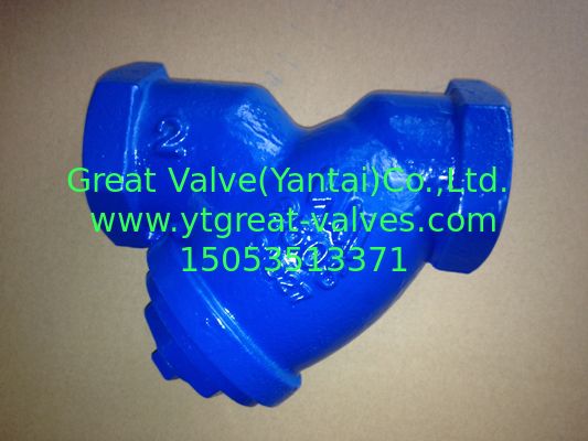 ANSI y strainer threaded ends
