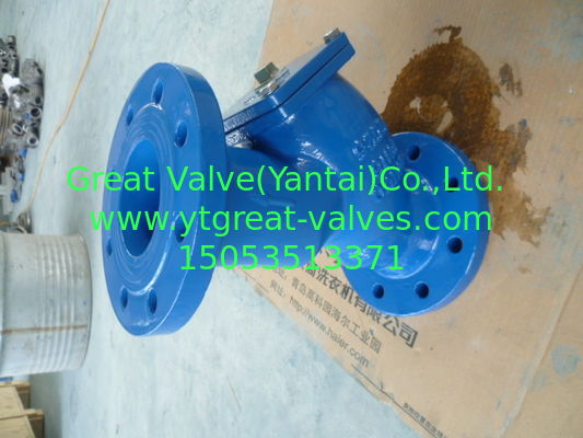 BS y strainer flanged ends for water oil and gas