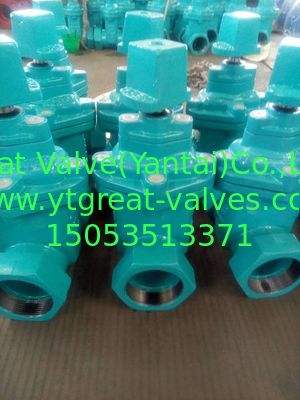 ANSI gate valve threaded ends