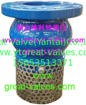 125 /PN16 FOOT VALVE for High Temperature Environments Flange Standard ANSI/BS/DIN/JIS Maximum Temperature 200°F