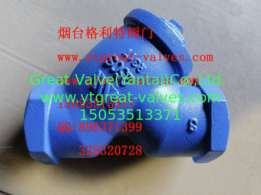 ANSI y strainer threaded ends
